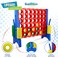 Giant 4 in a Row Connect Game  4 Feet Wide by 35 Feet Tall Oversized Floor Activity for Kids and Adults  Jumbo Sized for Outdoor and Indoor Play  BlueRed
