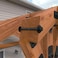 Ozco 16651 8inch to 10inch OWT Timber Bolt Black Galvanized Steel 30 per Pack