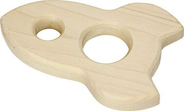 Rocket Shaped Maple Teether  Made in USA