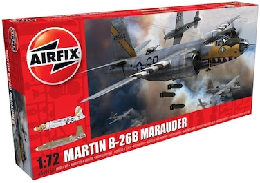 Airfix A04015A Martin B26 BC Marauder 172 Model Kit Multicolor Pack of 12