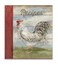 Brownlow Gifts Shannon Roads Gifts Classic Kitchen Binder with Plastic Page Protectors and Recipe Cards 8 x 9Inches Barnyard Rooster