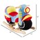 Happy Trails Rocking Motorcycle Toy  Kids Plush Stuffed Ride On Wooden Rocker and Handles  Fun for Boys Girls Toddlers