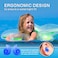 Hearprotek Swimming Ear Plugs 2 Pairs Waterproof Reusable Silicone Ear Plugs for Swimmers Showering Bathing Surfing and Other Water Sports Kids Size