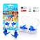 Hearprotek Swimming Ear Plugs 2 Pairs Waterproof Reusable Silicone Ear Plugs for Swimmers Showering Bathing Surfing and Other Water Sports Kids Size