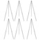 Folding Display Easel Stand 6 PCS 66 Tall Floor Poster Easel Adjustable Telescoping Art Easel Painting Easel Stand Easy Assembly