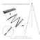 Folding Display Easel Stand 6 PCS 66 Tall Floor Poster Easel Adjustable Telescoping Art Easel Painting Easel Stand Easy Assembly
