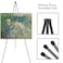Folding Display Easel Stand 6 PCS 66 Tall Floor Poster Easel Adjustable Telescoping Art Easel Painting Easel Stand Easy Assembly
