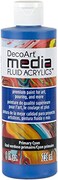 Media Fluid Acrylic Paint 8ozPrimary Cyan