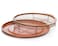 Gotham Steel 2 Piece Set Round Copper Air Fry Crisper Tray Pizza  Baking Pan Durable NonStick ScratchProof Dishwasher Safe PTHE PFOA PFOS free