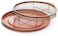 Gotham Steel 2 Piece Set Round Copper Air Fry Crisper Tray Pizza  Baking Pan Durable NonStick ScratchProof Dishwasher Safe PTHE PFOA PFOS free