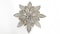 Everydecor Galvanized Metal Flower with Rustic Details
