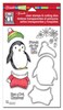 Stampendous Cling Stamps  Dies SetCool Penguin