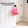 EASYVIEW Toy Storage Organizer Case Compatible with Doorables Mini Fashions Pink