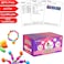 630pcs Pop Beads Jewelry Making Kit for Kids Snap Beads Kit for Toddlers Arts Crafts DIY Hairband Necklace Bracelet Ring Beads Creativity Toys for 3456789 Year Old Girls