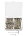 Tupalizy 2 Sizes Nickel Plated Steel TPins for Blocking Knitting Sewing Modeling Crafts Jewelry Display and Notes Hanging 1Inch and 2Inch 150PCS