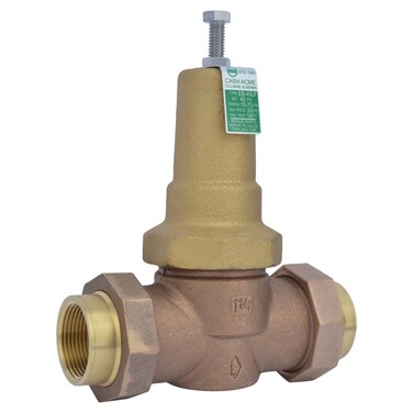 Cash Acme 114 Inch EB45 Double Union Pressure Regulating Valve PRV 45 PSI 239050045