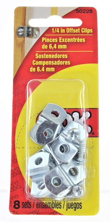 OOK 50228 14Inch Offset Clip with Hardware 2 Pack