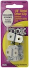 OOK 50227 18Inch Offset Clip with Hardware 2 Pack