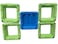 KLB Sport 16 x 16 Adjustable Workout Aerobic Stepper in Fitness  Exercise W4 Risers Blue  Green