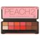 BYS Peach 2 Eyeshadow Palette Tin with Mirror Applicator 12 Matte  Metallic Shades