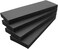 QLOUNI 4 Pcs Garage Wall Protector Car Door Protector Garage Wall Guard for Car Doors Self Adhesive NBR Foam Garage Car Door Protector AntiCollision for Warehouse Parking Assist