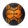 Vector X Street Soccer Football OrangeBlack Size 5 Material Rubber Moulded Football 32 Panel Ball Standard Size 5