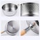 Yukihira Saucepan Traditional Japanese Yukihira Pot Stainless Steel Saucepan Milk Sauce Pan Wooden Handle 8 inch 3 Quart
