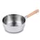 Yukihira Saucepan Traditional Japanese Yukihira Pot Stainless Steel Saucepan Milk Sauce Pan Wooden Handle 8 inch 3 Quart