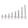 800pcs M2 Screw Assortment Kit M2 Cross Drive Flat Head SelfTapping Screws  NickelPlated Carbon Steel Wood Screws Kit Woodworking Fastener with Box 4mm20mm
