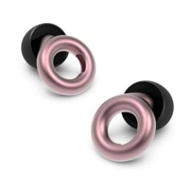 Loop Earplugs for Noise Reduction 2 Ear Plugs High Fidelity Ear Protection for Concerts Work Noise Reduction Studying Musicians Motorcycles Relaxation  20 dB Filter Sound Blocking  Rose Gold