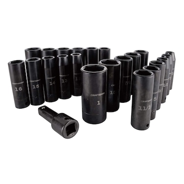 CRAFTSMAN Deep Impact Socket Set SAE 12Inch 23 Pieces CMMT16970