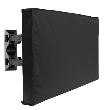 Mount Factory Outdoor TV Cover  50 Model for 48  52 Flat Screens  Slim Fit  Weatherproof Weather Dust Resistant Television Protector  Black