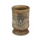 825Inch Tall Wood and Metal Inlay Heritage Collection Utensil Holder