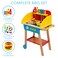 Svan Cook N Grill Wood Toy BBQ Set Pretend Play Wooden Barbeque Food  Grilling Tools for Kids 30 Pieces Feat Spatula Burger  More Fun Indoor Activity Playset Daycare Playroom Centers
