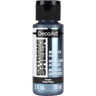 DecoArt 2 Ounce Pewter Extreme Sheen Paint 2 Fl Oz Pack of 1