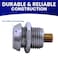 FJM Security 2615BKA Miniature Tubular Push Locks with Chrome Finish Keyed Alike  1 Pack