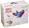 Make  Break Magnetic Airplane  Buildable Wooden Plane Toy with Pilot Wings Propellers Wheels and Other Magnet Parts  DIY Construction Model Playset Building Toys  Break Apart Jet