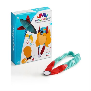 WowWee Magnaflex  Wearables Set 14 Pieces  Flexible Magnetic Construction Kit