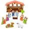 Imagination Generation  Nativity Set for Kids  Nativity Scene Wooden Toys Playset with Baby Jesus Angels Three Kings Mary and Joseph Figurines for Kids  15 Pcs