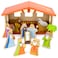 Imagination Generation  Nativity Set for Kids  Nativity Scene Wooden Toys Playset with Baby Jesus Angels Three Kings Mary and Joseph Figurines for Kids  15 Pcs