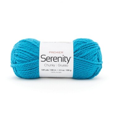 Premier Yarns Serenity Chunky Yarn Yarn for Crocheting and Knitting Ideal for Beginners and Experienced Crafters Acrylic Yarn Teal 35 oz 109 Yards