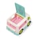Battat Wonder Wheels Toy Ice Cream Truck For Kids Toddlers  Ice Cream Van Toy  Pretend Play Recyclable Materials  1 year