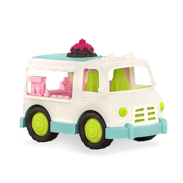 Battat Wonder Wheels Toy Ice Cream Truck For Kids Toddlers  Ice Cream Van Toy  Pretend Play Recyclable Materials  1 year