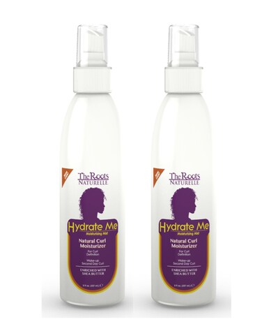 Hydrate Me Natural Curl Moisturizer and Enhancer Enriched with Shea Butter  Leave in Conditioner  Styling Product  Natural Hair Product  African American Hair Products for Women 2 Bottles