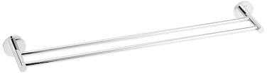 Grohe 40802001 Essentials Metal 728in Double TowelRail 26182 x 4725 x 2363 Starlight Chrome