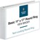 Business Source 45101 Reference Binder 11Inch x17Inch  2Inch  White