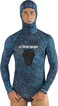 Cressi Hooded rash guard Blue Hunter XXLarge