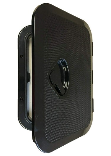 SEAFLO Marine Boat Deck Access Hatch  Lid 1475 x 106 Black 270mm x 375mm