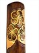 All Seas Imports 395 Handcarved Gold Foil Design Tiki Mask Hawaiian Style with Flowers
