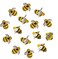 EnewLife 30 Pcs Creative Decorative Cute Bees Thumb Tacks ThumbNails PushPins Push Pins Soft Flat for Photos Wall Maps Bulletin Board or Corkboards 30 Pcs Bees Pins